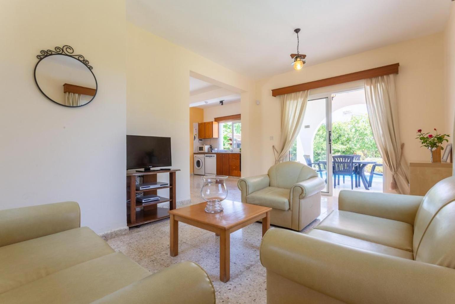 Sun Beach Villa Thio Polis Dış mekan fotoğraf