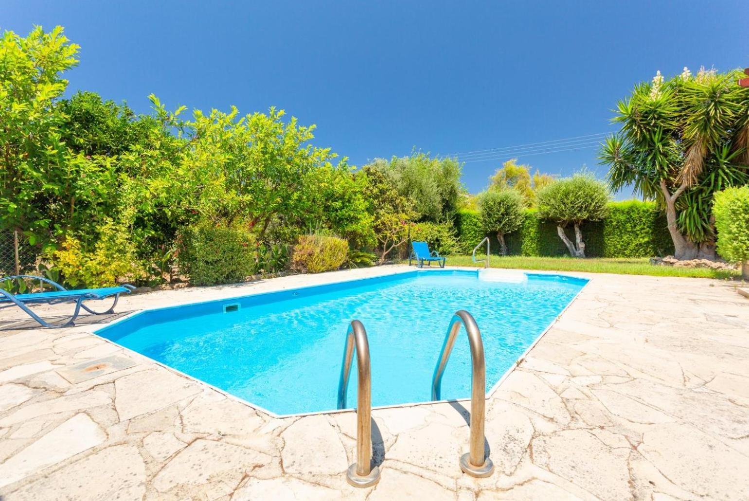 Sun Beach Villa Thio Polis Dış mekan fotoğraf