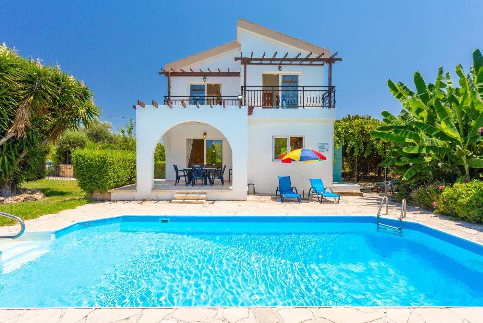 Sun Beach Villa Thio Polis Dış mekan fotoğraf
