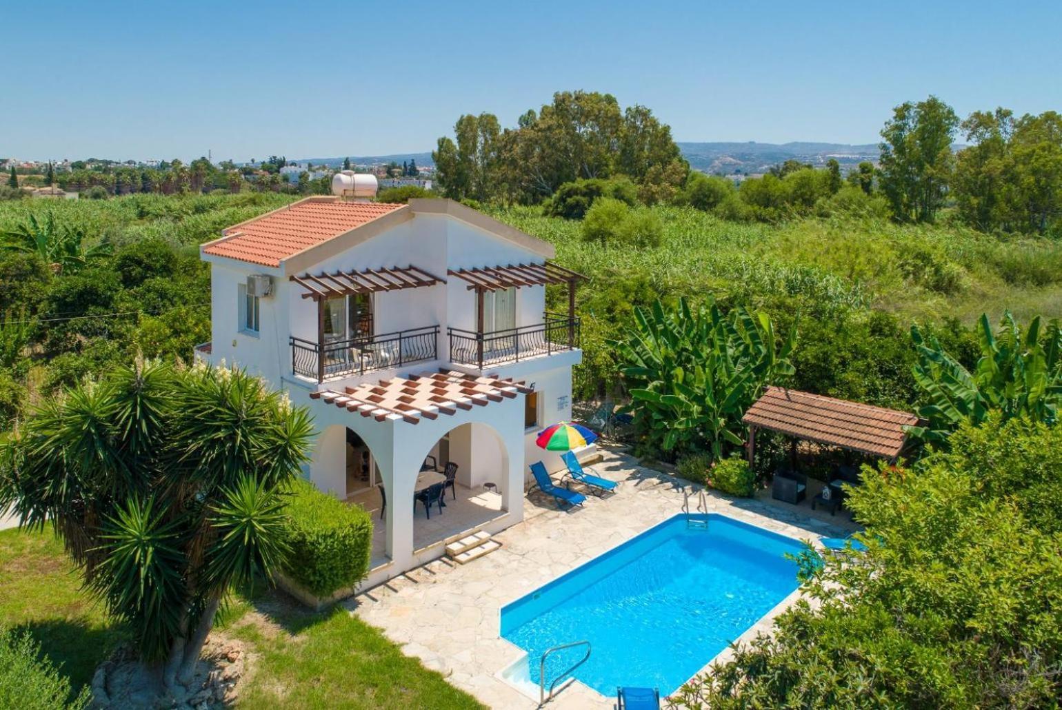 Sun Beach Villa Thio Polis Dış mekan fotoğraf